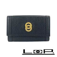□新同□ プラダ 三つ折り財布 財布 ナッパ ギャザー レザー ベージュ