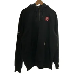 【中古】　Carhartt　パーカー　プルオーバー　トップス　裏起毛　ジップアップ　ワンポイント　ワッペン　オーバーサイズ　アメカジ　古着　/7065