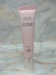 ［新品未使用］ELIXIR デーケアレボリューション トーンアップ SP+ aa 35g 日中用乳液 箱なし 01-0391