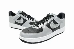 ナイキ NIKE AIR FORCE 1 B Silver Snake エアフォース 黒蛇 DJ6033-001 27 シルバー ブラック ブランド古着ベクトル 中古▲■ 260406