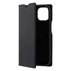 Leather Flip case for iPhone 15 Plus ブラック　ソフトバンクセレクションのサムネイル
