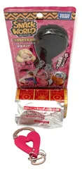 s877【付属品完備】スナックワールド ジャラホルダー マヨネVer. JAN4904810884286 タカラトミー 限定ジャラ付属 本体傷あり 箱傷みあり 中古 キャラクター玩具