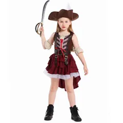 ハロウィン 仮装 海賊 パイレーツ 衣装 ミニドレス コスプレ衣装 ドレス | コスプレ ハロウィーン ハロウィンコスチューム 文化祭 学園祭 ステージ キッズ ステージ衣装 女海賊 ハロウイン 海賊コスチューム ハロウィン衣装