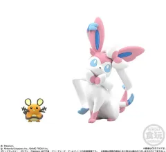 新品 BANDAI ポケットモンスター スケールワールド ニンフィア&デデンネ フィギュア