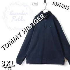 トミーフィルガースウェットトレーナーT172△大きいサイズ刺繍ロゴ黒ブラック3XLアメリカ古着