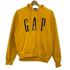 【中古】　GAP　OLD GAP　パーカー　90s vintage　90年代　フーディ　フード　プルオーバー　裏起毛　ブランドロゴ　刺しゅう　古着　/1930
