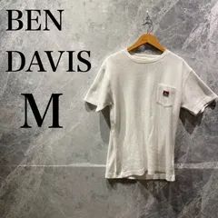 【美品】BEN DAVIS M Tシャツ　トップス　ホワイト　白　通気性　メンズ