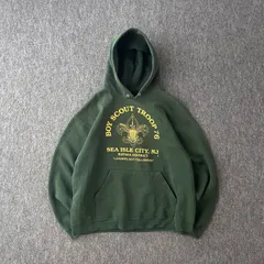 FRUIT OF THE LOOM　デザインパーカー　フーディ　ヘビーウェイト　ラバープリント　クラック　US古着　フェード　グランジ