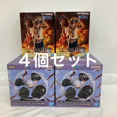 未開封 ONE PIECE ワンピース THE 出航 LOGIA ポートガス D エース ワールドコレクタダブルフィギュア Special モンキー D ルフィ ギア5 ゴムゴムの白い銃乱打 BANPRESTO フィギュア 4個セット LF4275 f099