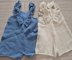 ザラ クロシェ コットンニット ロンパース 2点 まとめ 双子 オススメ