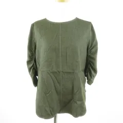 ケーティー キヨコ タカセ  K.T KIYOKO TAKASE カットソー 七分袖 カーキ 緑 9 *T333