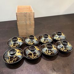 会津塗 吸物椀 蓋付き 竹峯 10客 - メルカリ