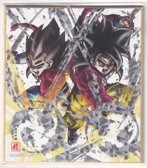 BANDAI ドラゴンボール色紙ART 復刻スペシャル/2487751 超サイヤ人4 孫悟空&超サイヤ人4 ベジータ 14
