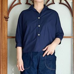 ベルメゾン花笑むとき 麻100%半袖シャツ 日本製 - メルカリ