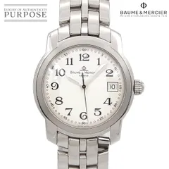 ボーム＆メルシェ BAUME&MERCIER ケープランド MV045214 メンズ 腕時計 デイト シルバー クォーツ ウォッチ Capeland 90320153のサムネイル