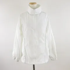 ワンアフター アナザー ナイスクラップ one after another NICE CLAUP ライン入りマウンテンパーカ ジップアップ 長袖 白 F *A701