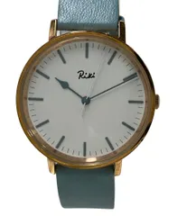 リキ 腕時計 VJ21-KE20 クオーツ ホワイト レディース メンズ Riki