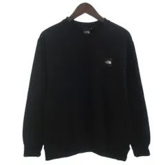 ザノースフェイス THE NORTH FACE スクエアロゴ クルー トレーナー スウェット NT62231 ブラック M