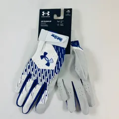 UNDER ARMOUR  アンダーアーマー バッティンググローブ SM メンズ  白 青
