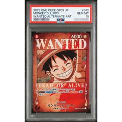 PSA10 LUFFY WANTED ALTERNATE ART ルフィ 手配書 - メルカリ