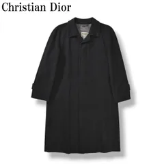 【希少】 80s90s archive クリスチャンディオール Christian Dior カシミヤ ウール ロング丈 ステンカラーコート バルマカーンコート アウター マルクボアン期 S グレー メンズのサムネイル