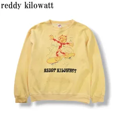 【入手困難】 90sヴィンテージ USA製 レディ キロワット reddy kilowatt ビッグプリント スウェット トレーナー 裏起毛 SOFFE SWEATS ソフィ製ボディ M メンズのサムネイル
