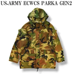 90sヴィンテージ USA製 US.ARMY 米軍実物 ECWCS PARKA GEN2 ゴアテックス GORE-TEX パーカー S.W.I INC社製 ミリタリージャケット M ウッドランドカモ メンズ