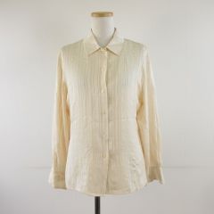 新品KRIZIA クリツィア リネン カシュクールブラウス シャツ 