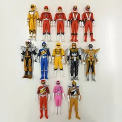 戦隊ヒーローシリーズ ソフビ 11種類 13体まとめ売り セット #m00259