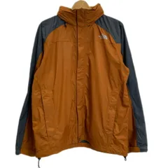 【中古】　THE NORTH FACE　ナイロンジャンパー　マウンテンパーカー　アウター　フード収納可能　バイカラー　ワンポイント　ブランドロゴ　プリント　アウトドア　古着　/1151