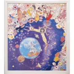 油彩画 林 朝路 「道」 P8号 額付き 風景画 ヨーロッパの風景 現代の