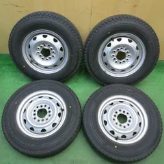 バリ溝！9分★スタッドレス 145/80R12 80/78N グッドイヤー アイスナビ CARGO スチール ホイール 12インチ カーゴ PCD100 110 114.3/4H マルチ★6032907HAスのサムネイル