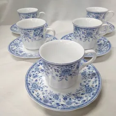 Giovanni Valentino　カップ＆ソーサー　5客セット　コーヒー碗皿　ジョバンニ・ヴァレンチノ W092