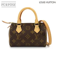 美品 ルイ ヴィトン LOUIS VUITTON モノグラム ミニ スピーディ 2way ハンド ショルダー バッグ ブラウン M41534 Mini Speedy 90316194