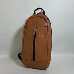 2603-223｜コーチ ボディバッグ レザー ブラウン
