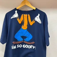 古着 XL Disney Tシャツ 半袖 ディズニー 紺 ネイビー グーフィー Nintendo