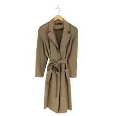 ザラ ZARA フェイクスエードコート レディース  S