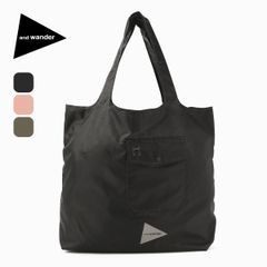 アンドワンダー グロサリーポケットバッグ グローサリー ブラック 新品