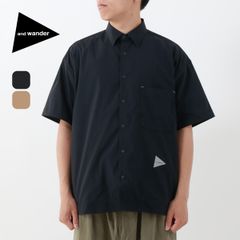 【新品】and wander アンドワンダー UVカットストレッチSSシャツ 5746183068