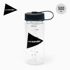 【新品】and wander アンドワンダー ロゴボトル500