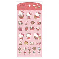 サンリオ マシュマロステッカーズ チョコ／ハローキティ　シール　キティちゃん　キャラクター　かわいい