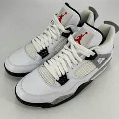【イオン広店】 中古 NIKE AIR JORDAN | ナイキ　エアー　ジョーダン スニーカー Air Jordan 4 Retro 'White Cement' (2016) 840606-192 ホワイト 28cm 【126】
