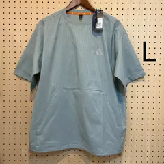 メンズシティテック ルーズフィット ドットエア ブリーザブル ウーブン半袖TシャツLグレッシュグリン（KS1181-TQ193）