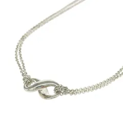 TIFFANY&Co. ティファニー SVネックレス  ダブルチェーン/925/ インフィニティ   シルバーカラー レディース / 240001196106