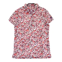 サイズ：1 MASTER BUNNY EDITION マスターバニーエディション  半袖ポロシャツ 花 総柄 オレンジ系 [240101658882] ゴルフウェア レディース ストスト