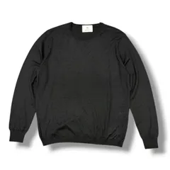 未使用 RIVORA Silk Crew Neck Knit シルクニット セーター リヴォラ R30-MKT001 ブラック L （99768A）のサムネイル