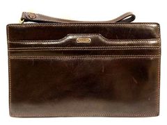 BALLY バリー クラッチバッグ セカンドバッグ レザー 訳あり 紐取れ