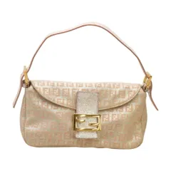 フェンディ FENDI マンマバケット ハンドバッグ ズッキーノ ピンク×シルバー レディース F-B6796