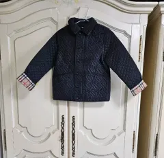 バーバリー キッズ モノグラム キルティング パネル ジャケット (140/10y)