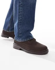 ジャック アンド ジョーンズ メンズ シューズ ブーツ・レインブーツ Jack Jones worker boots Brown stone ブラウン